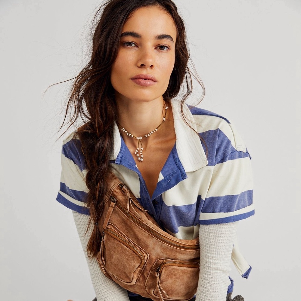 Free People Samara Sling Bag in Desert Sands NWOT